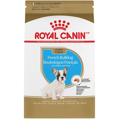 Royal Canin French Bulldog Puppy Dry Dog Food 3 Pound Advanced Nutrition