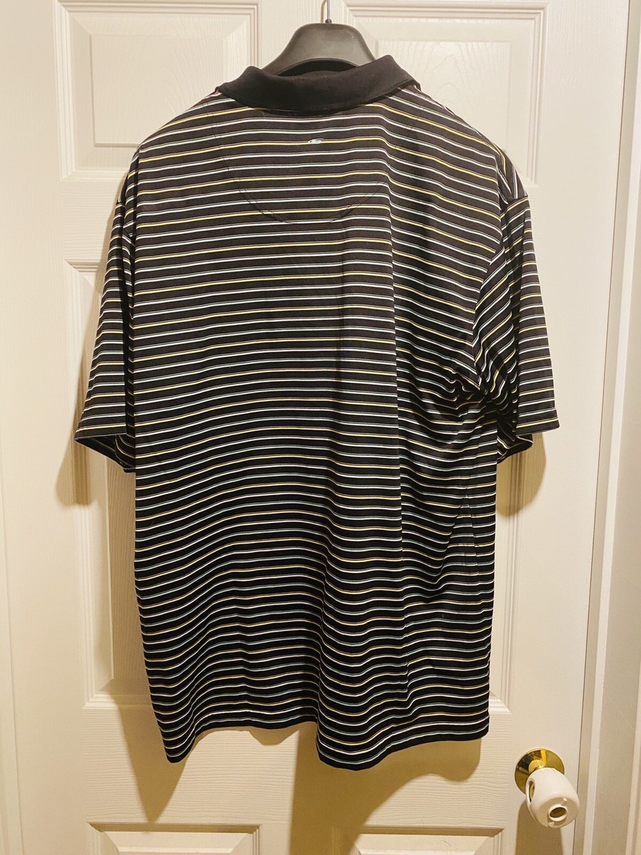 Bolle Golf Tech Performance Polo Shirt 2XL XXL Striped Main Color