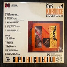 NLD SERIES ENGLISH SONGS KARAOKE Laserdisc Volume 4 - Super Hit 28 Songs NLD-4 