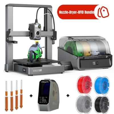 Creality Hi Combo 3D Printer Multi Color Printing with CFS 500mm/s Auto-Leveling