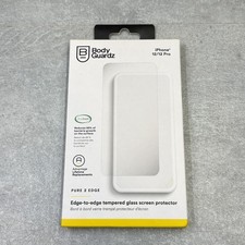 BodyGuardz Pure 2 Edge Tempered Glass Screen Protector for iPhone 12 / 12 Pro