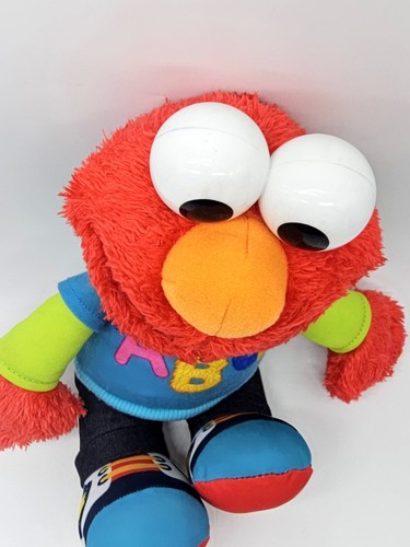 2013 Sesame Street Talking ABC Elmo Sings Alphabet Song Learning Plush 12" WORKS - Photo 4/8