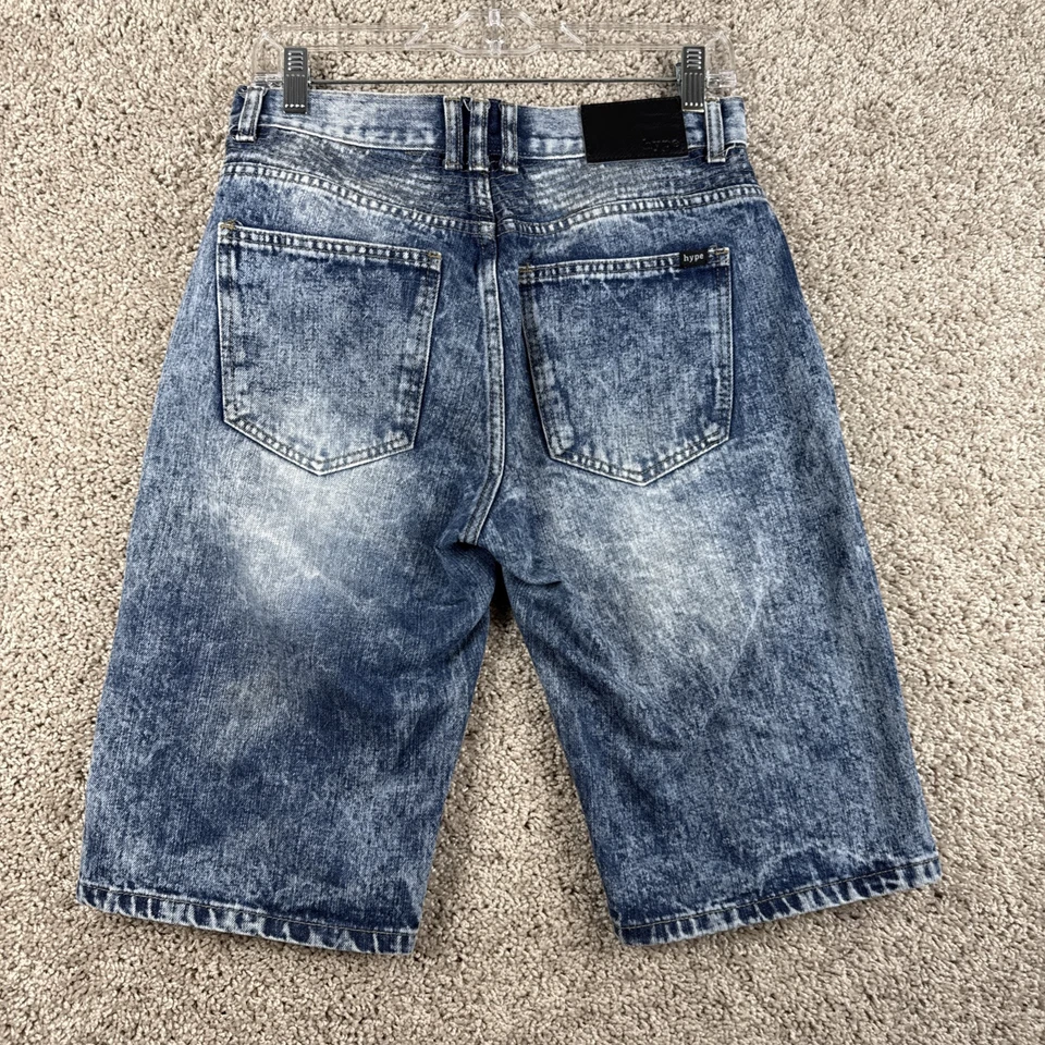 Pantalones cortos de jean Hype Distressed azul talla 28 Foto 4 de 4
