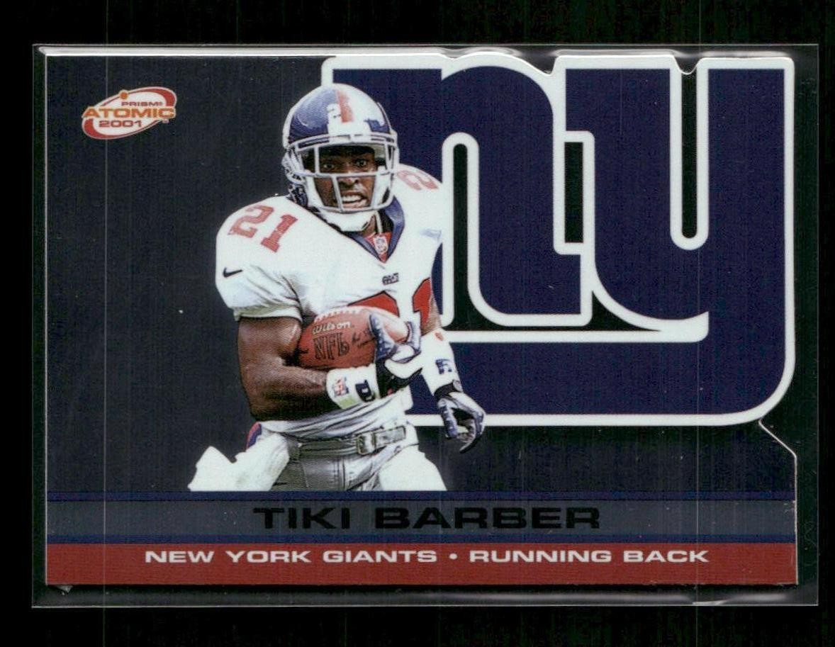 Amani Toomer 2001 Pacific Prism Atomic Premiere Date #96 #/86 New York Giants