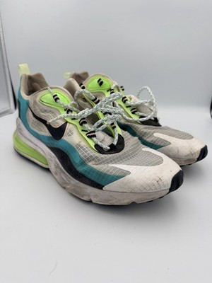 Mens Nike Air Max 270 React Aqua White Green Sneakers Shoes CT1265-300 Size 11.5