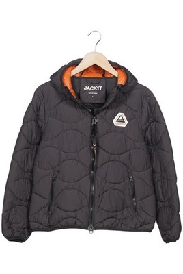 JACK1T Jacke Damen Anorak Jacket Kurzmantel Gr. L Grau #c6agpha