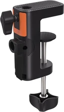 Table Clamp Mount for Microphone Stand, 2-in-1 Mic Boom Arm Orange 