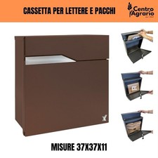 Cassetta postale per la posta delle lettere pacchi da esterno moderna ruggine