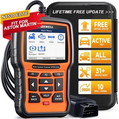 FOXWELL NT510 ELITE Bidirectional Diagnostic Tool OBD2 Scanner For Aston Martin