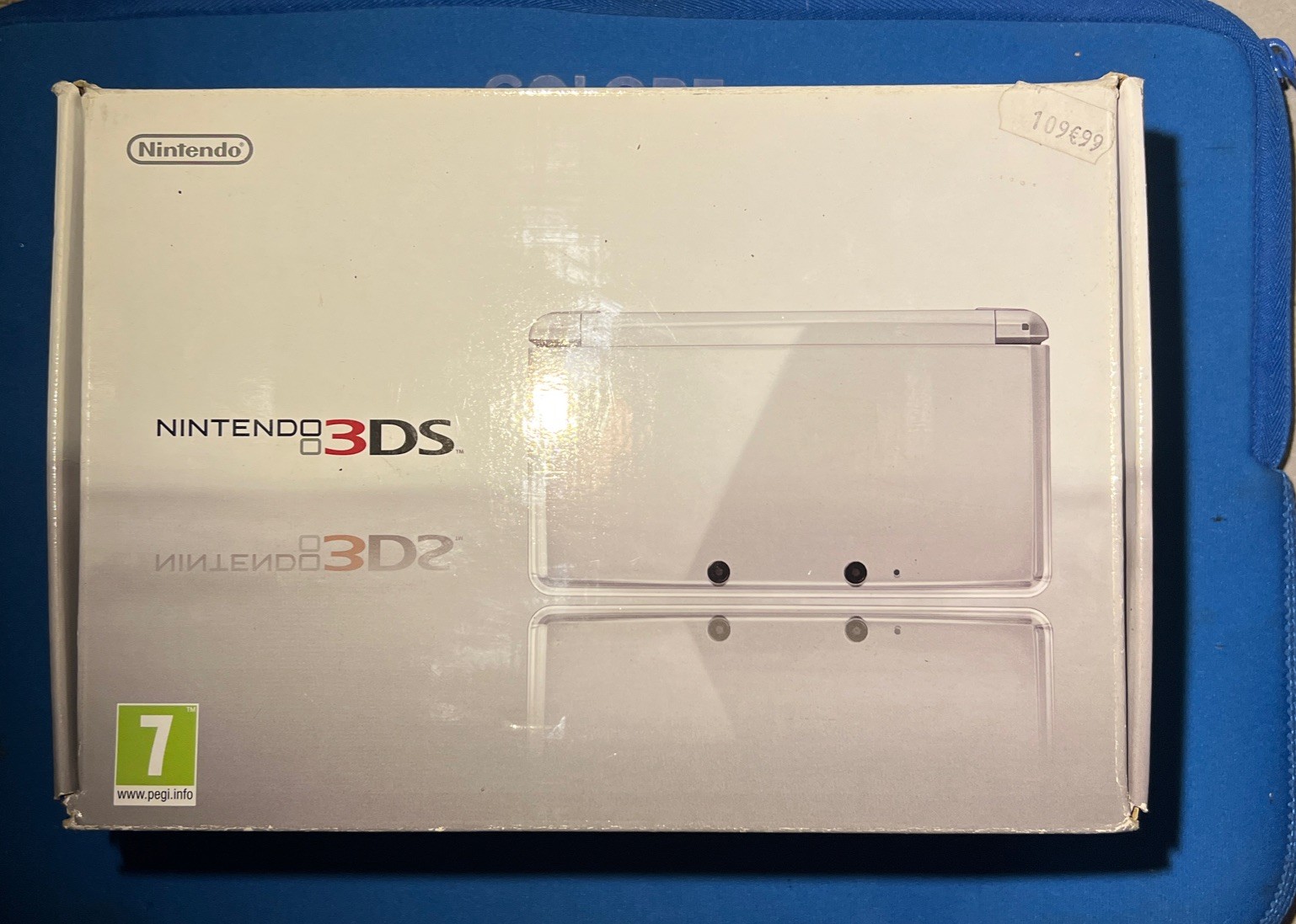 Boite 3DS blanche complete sans console pour proteger et ranger votre ancienne console
