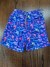 Peter Millar Boys Swim Trunks  BRIGHT JELLYFISH  Size M 9-10  EUC 