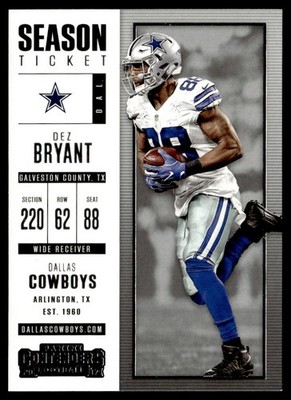 2017 Panini Contenders Dez Bryant Dallas Cowboys #78