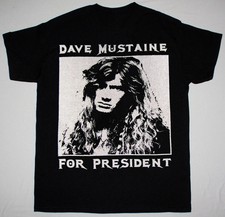 Retro Dave Mustaine Megadeth For President Shirt Black