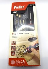 Weller 25W Wood Burning Soldering Iron Kit 15pcs Pyrography Tool 900 F