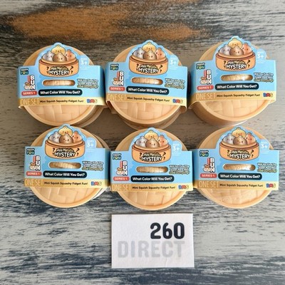 SHIPS TODAY  RMS Squishy Bun Viral Mystery Dumpling Series 1 Mini Metallic x6