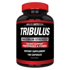 Tribulus Terrestris 1500mg Extract Powder Per Serving   180 Capsules - Energy...