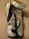 The Best FLOYD MAYWEATHER JR Signed AUTO Gold Reyes BOXING GLOVE PSA “Cents = $” — photo 4
