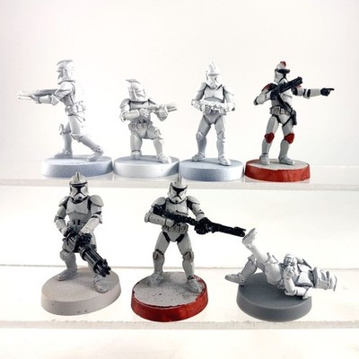 X7 Phase 1 Clone Troopers Plastic Atomic Mass Games Star Wars Legion | P-00M7J
