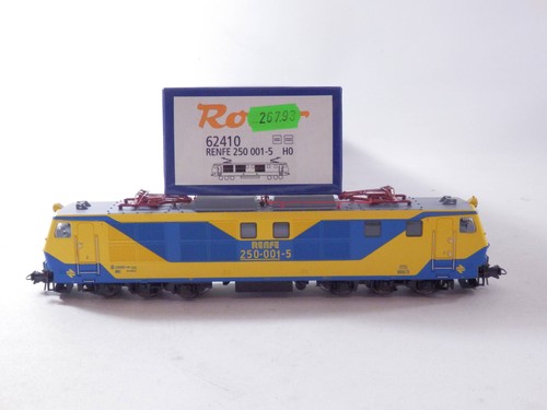 »ROCO 62410 H0 DC · E-LOK ELEKTROLOKOMOTIVE BR 250 001-5 RENFE · OVP« | Condition: Gebraucht