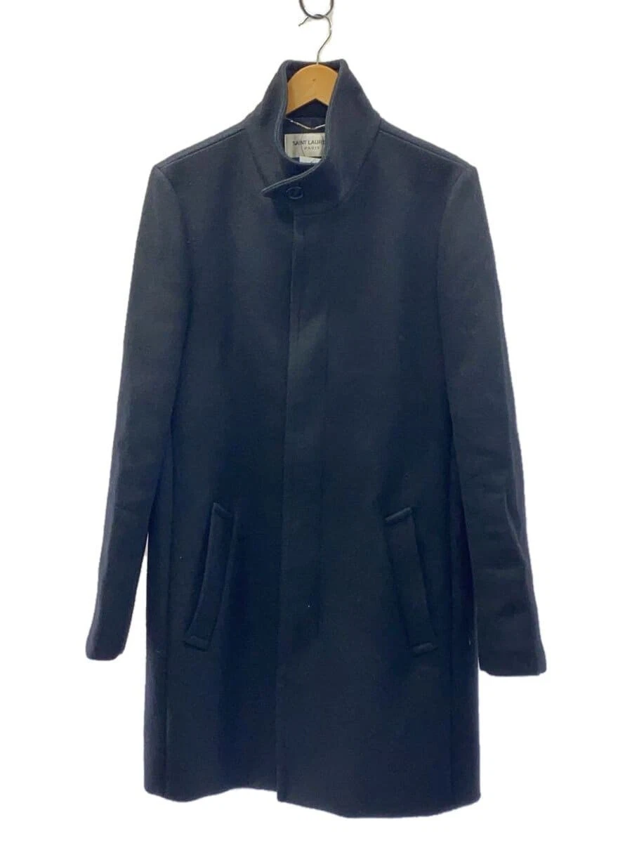 SAINT LAURENT (YSL) Cappotto SAINT LAURENT collo alto nero 46