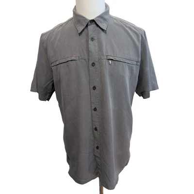 Chemise The North Face modèle technique modal gris micro carreaux XL - Photo 1/4