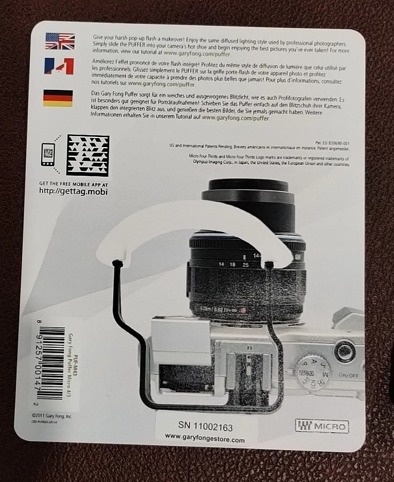 Gary Fong Puffer for Compact Micro Four Thirds Cameras with off-center Flash - Image 4 of 4