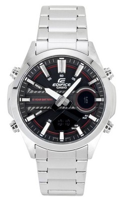 Casio Edifice Quartz Sport Scwharz Zifferblatt EFV-C120D-1A4 100M Herrenuhr