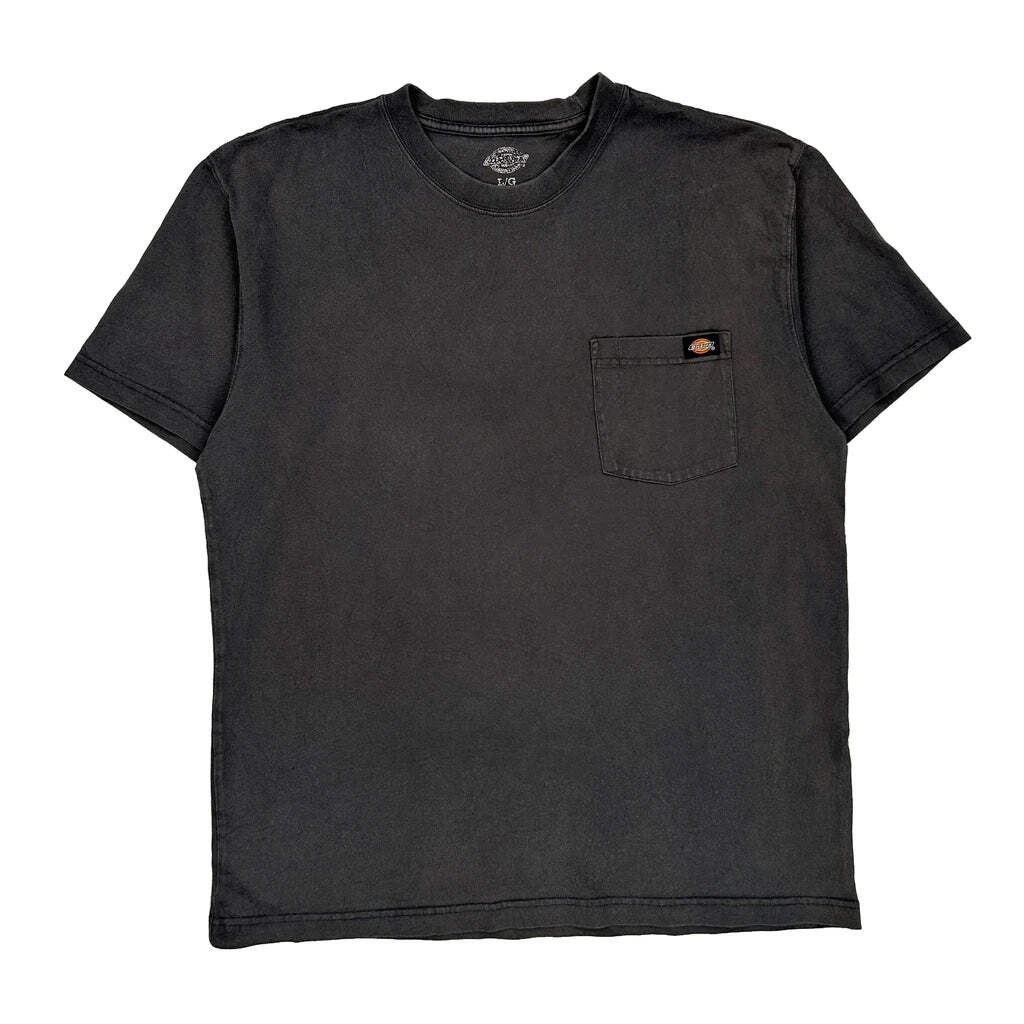 Dickies T-Shirt - Large Black Cotton