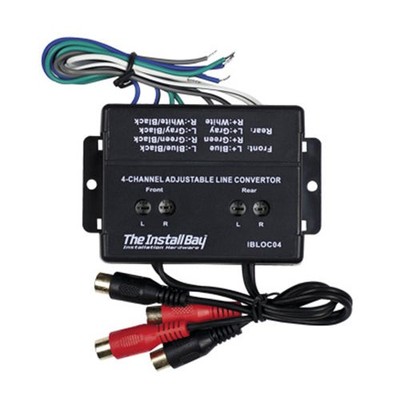 Install Bay IBLOC04 4 Channel 60 Watt Adjustable Level Converter