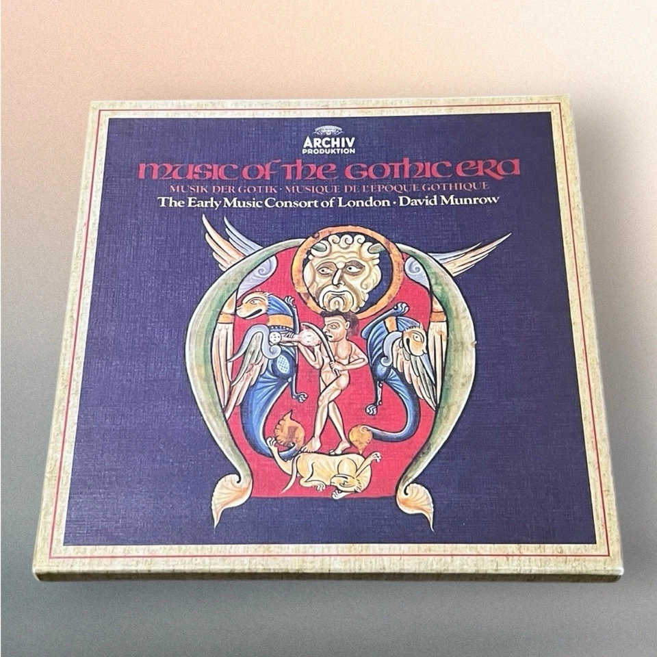 3LP Box Music of the Gothic Era MUNROW EARLY MUSIC CONSORT LONDON Archiv 2723045 - Image 3 of 4