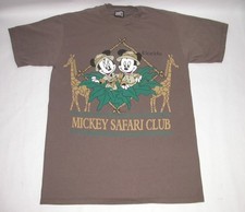 Mickey Minnie Mouse Vintage Florida Disney Safari Club T-Shirt S/M
