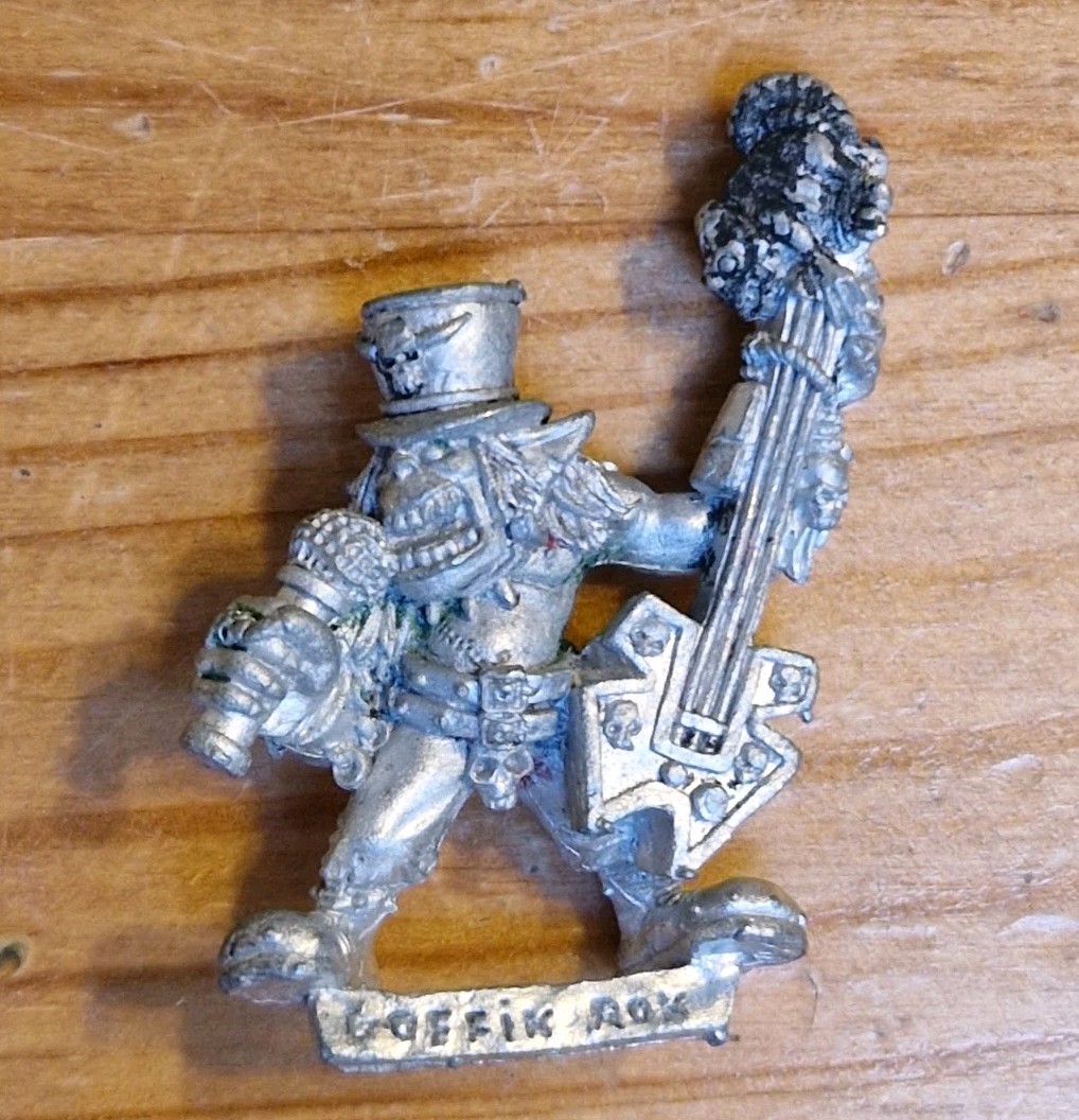 Space Ork Goff Rokker Singer Guitarist Rogue Trader Metal
