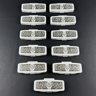 11 Vintage Holiday Magic Eye-Mates  White & Frosted Turquoise  Eyeshadow Duos