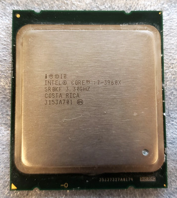 Intel Core i7-3960X SR0KF 3.30Ghz 6-Core 15MB LGA2011 Desktop CPU Processor