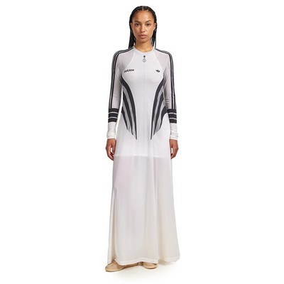 Adidas Originals Damen Atlanta Sublimationsdruck Maxikleid alle Größen UVP 300£