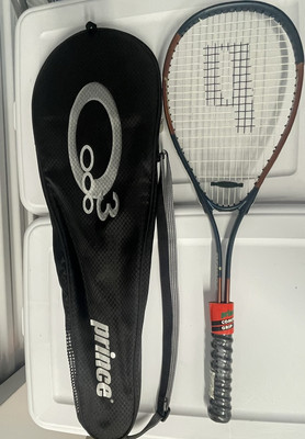 Prince O3 Blue Bronze Revenge Extender Comfort Grip With Case Squash Racquet SU