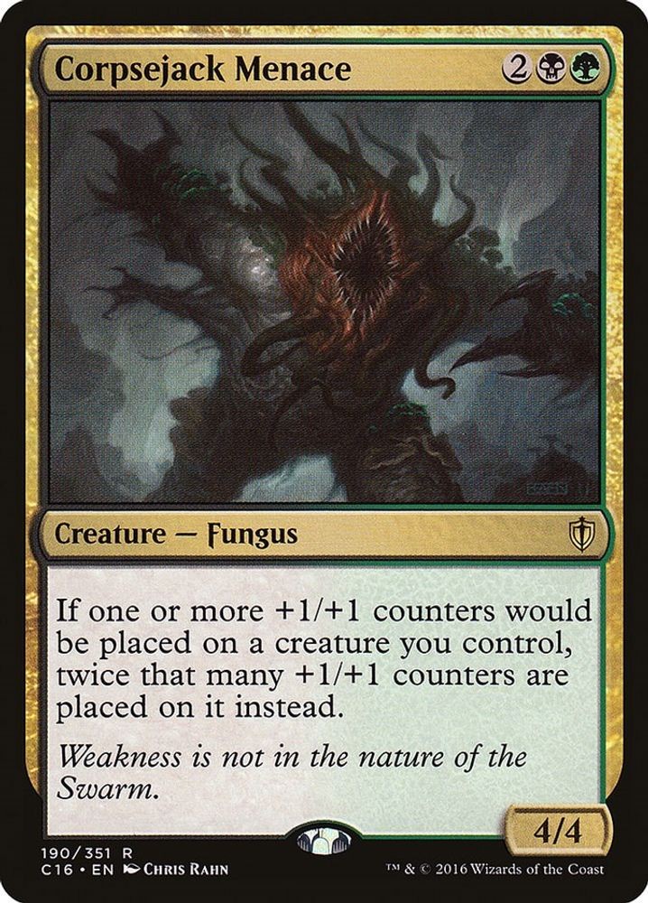 2016 Magic: The Gathering: Commander 2016 Corpsejack Menace (#190, R, Near Mint)
