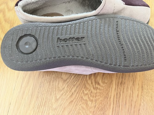 hotter slipper shoes Burgundy And Pink Size 5 Standard - Picture 5 of 6