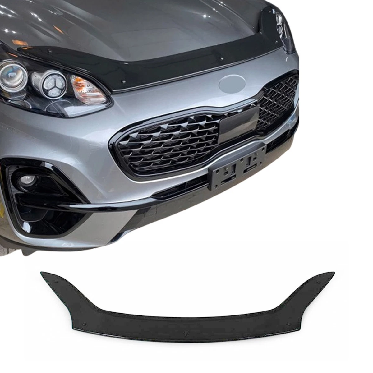 Deflectores De Aire Para Kia Sportage 2004-2009 - Pack De 4 Piezas, Material PC, Reducen Ruido Y Evitan Entrada De Lluvia