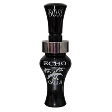 Echo Calls Boss Open Single Reed Mallard Sounds Attract Duck Black Acrylic 80002