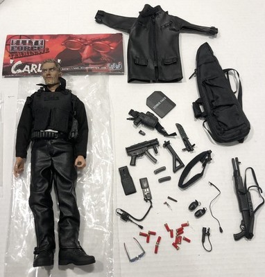 Elite Force Terminate: Carlos 12'' Action Figure 1:6 Bbi Blue Box Complete Unused