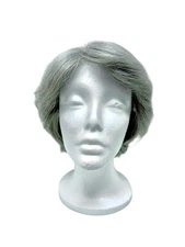 Jon Renau Silver Gray Layered Short Cut Wig Smartlace Versatile Style A7096