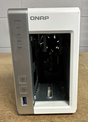 TS-231P QNAP 2 Bay NAS  1GB Memory Fully Tested NO PSU OR TRAYS