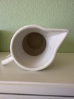 🌺 Zara Home Sculptural Ceramic Pitcher Vase Cream White Minimalist Jug Decor — photo 5