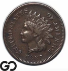 1867 Indian Head Cent Penny, Choice XF Better Date