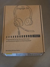 Jabra Engage 50 Stereo Wired Headset 5099 610 189 Microphone New In BOX