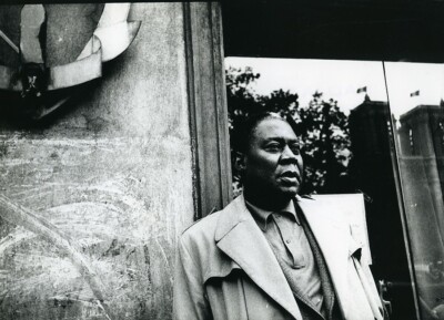 Frankreich Paris Memphis Slim Portrait altes Foto Christian Fauchard 1980