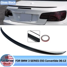 For 07-13 BMW 3 Series E93 Convertible Rear Trunk Spoiler Gloss Black M3 Style