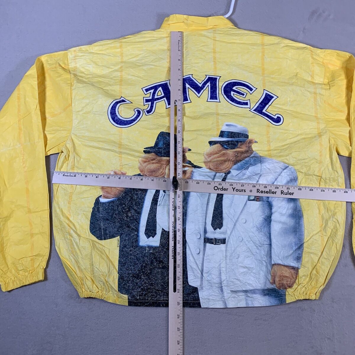 Vintage Camel Paper Jacket 1992 Joe Camel Cigarettes Promo Vintage Camel Paper Jacket 1992 Joe Camel Cigarettes Promo