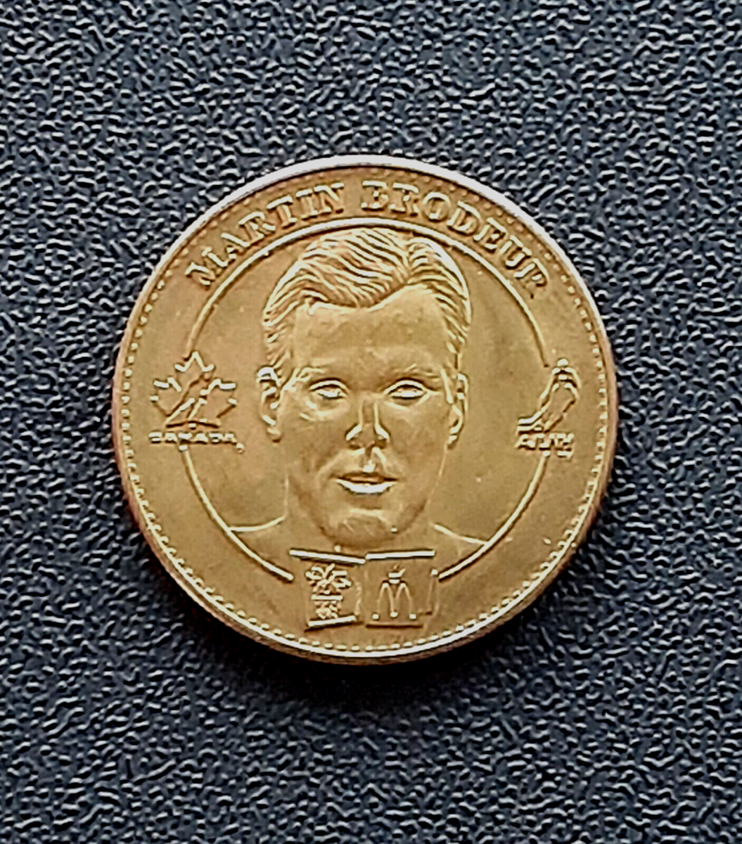 MARTIN BRODEUR / CURTIS JOSEPH 1997-98 McDONALD'S OLYMPIC TEAM